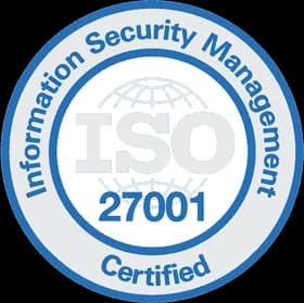 ISO 27001 zertifiziert (Information Security Management)