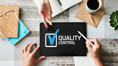 Ein Screen mit dem Wort Data Quality darauf