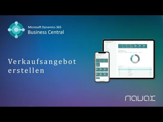 Dynamics 365 Business Central: Angebot erstellen